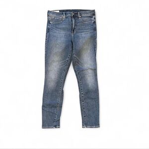 GAP True Skinny High Rise Medium Wash Denim Jeans 30/10